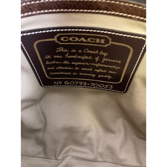 COACH 70053 LARGE VNTAGE LEAHTER MENS SLING BAG - Picture 8 of 14